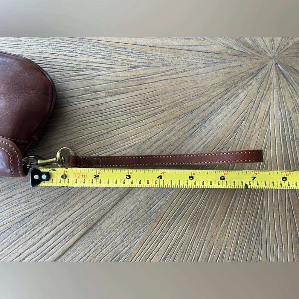BRAHMIN Brown Wristlet New